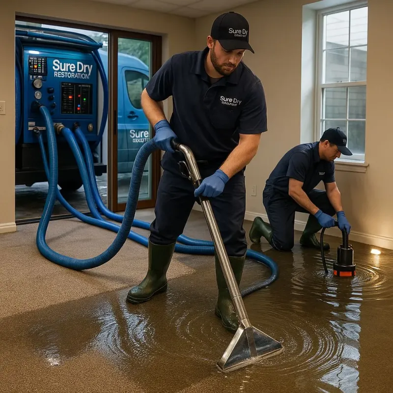 Water Extraction and Removal process in Hazlehurst, GA